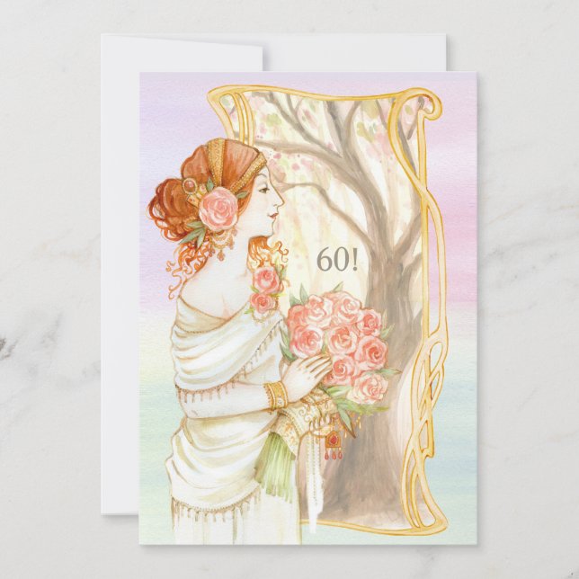 Vintage Beauty Invitation (Front)