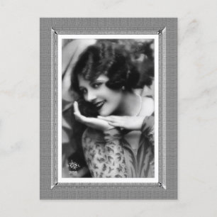 Vintage Beauty - Starlet - in black & white Postcard
