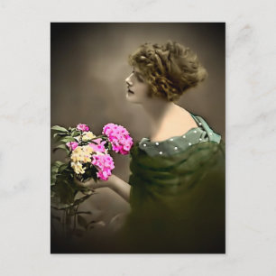 Vintage Beauty VI Postcard