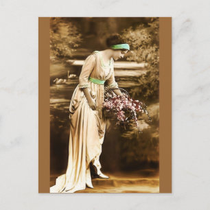 Vintage Beauty VII Postcard