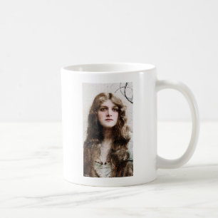 Vintage Beauty Woman Collage Coffee Mug
