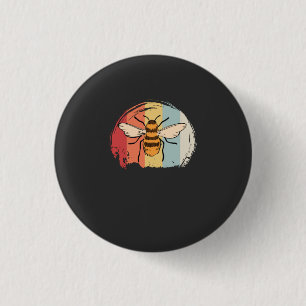 Vintage Bee 3 Cm Round Badge