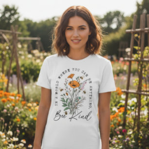 Vintage Bee and Wild Flowers Tri-Blend Shirt