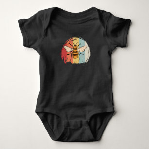 Vintage Bee Baby Bodysuit