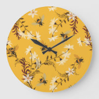 Vintage Bee & Butterfly: Embroidered Floral Art