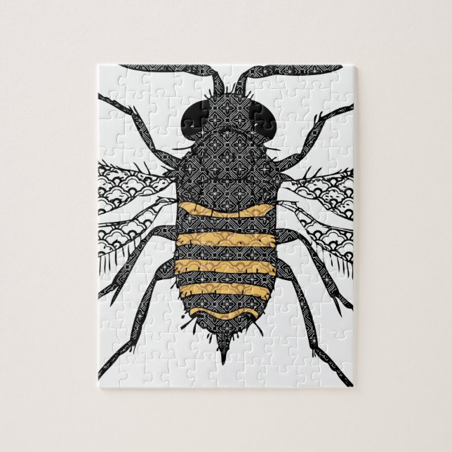 vintage bee jigsaw puzzle (Vertical)