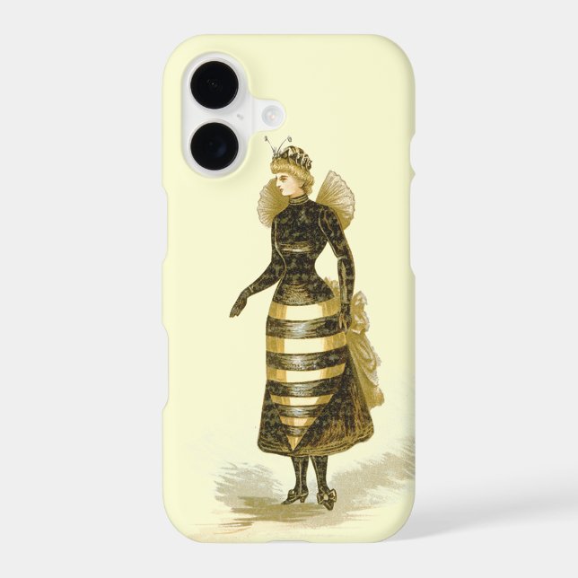 Vintage Bee Lady Samsung Galaxy S21 Case (Back)