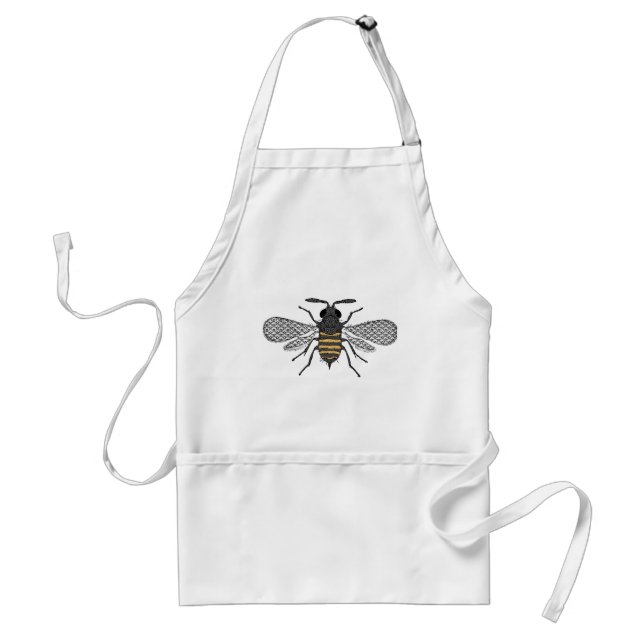 vintage bee standard apron (Front)