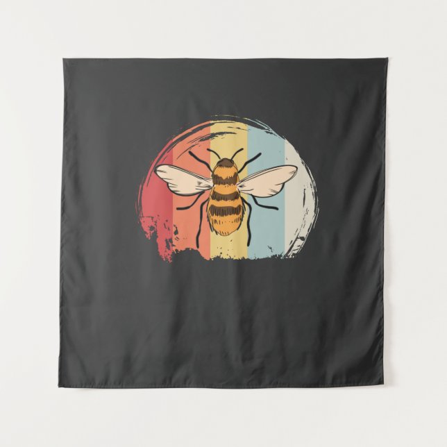 Vintage Bee Tapestry (Front)