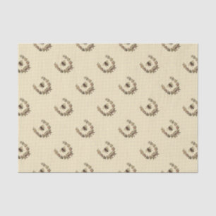 Vintage Bee Wreath Tissue Paper