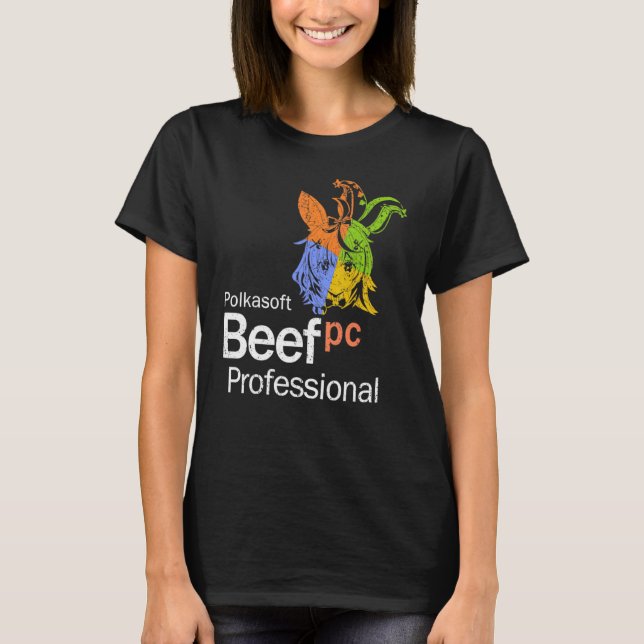 Vintage Beef Pc Professional T-Shirt (Front)