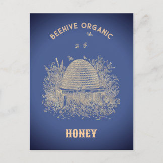 Vintage Beehive Postcard