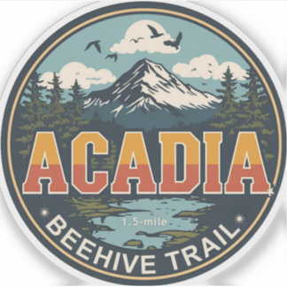 Vintage beehive trail Acadia National park gifts