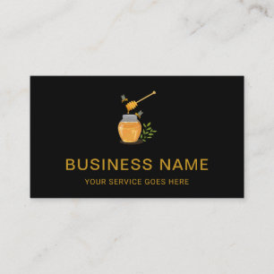 Vintage Beekeeper Honey Bee Business Card