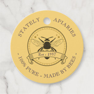 Vintage Beekeeper  Honey Classic  Favour Tags