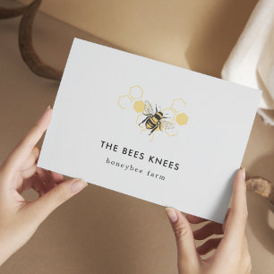 Vintage Beekeeping & Honeybee Farm Business Card
