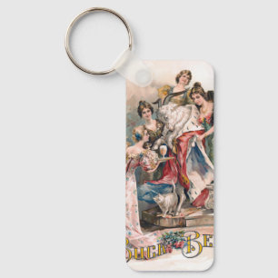 Vintage Beer Advertisement  Poster  Key Ring