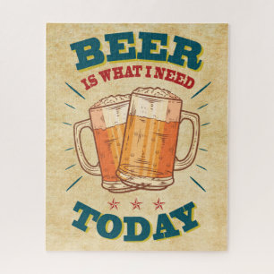 Vintage Beer Jigsaw Puzzle