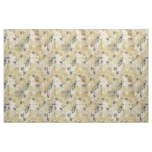 Vintage Bees On Honeycombs Fabric