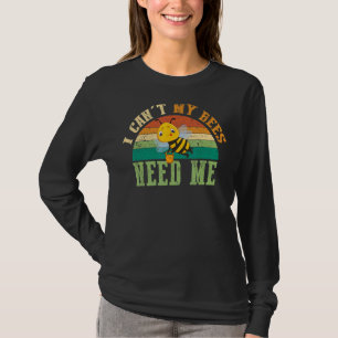 Vintage Bees Saying Cute Beekeeper Beekeeping Ho T-Shirt