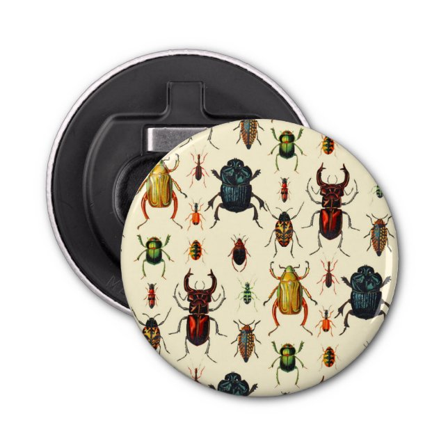 Vintage Beetles Bottle Opener (Front)