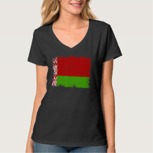 Vintage Belarus Flag Belarusian Independence Day T-Shirt