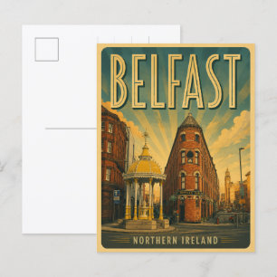 Vintage Belfast Northen Ireland gifts and souvnirs Postcard
