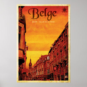 Vintage Belge Travel Poster