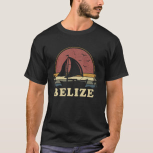 Vintage Belise Sailing Sailboat Summer Boating Sai T-Shirt