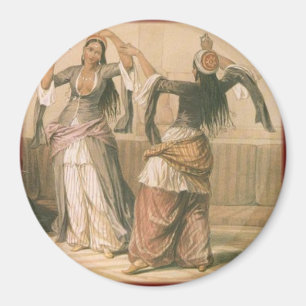"Vintage Belly Dancers" Magnet