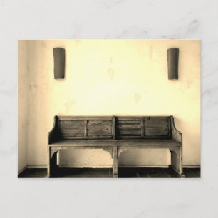 Vintage Bench Postcard