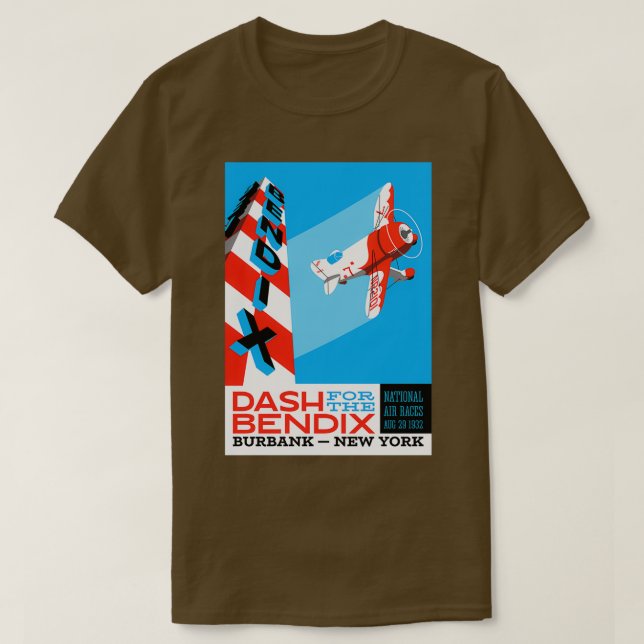 Vintage Bendix Trophy Race T-Shirt (Design Front)