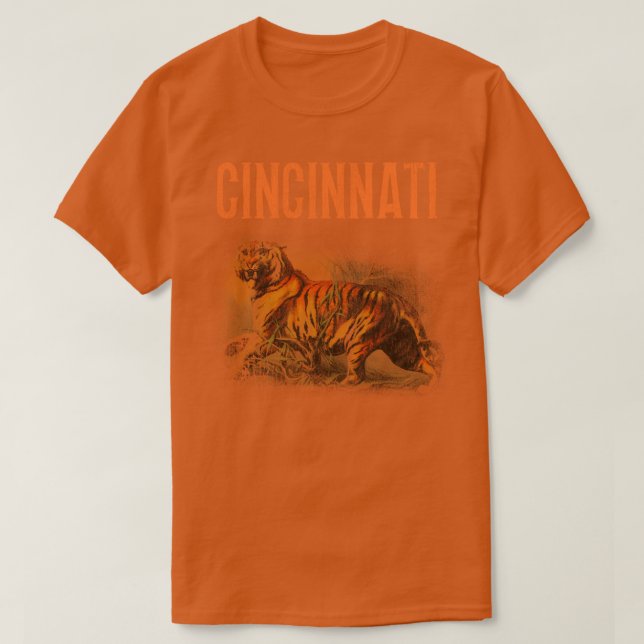 Vintage Bengals  70s Truck Stop T-Shirt (Design Front)