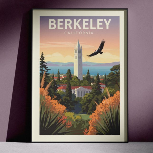 Vintage Berkeley California Poster (Creator Uploaded)