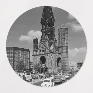 Vintage Berlin Kaiser Wilhelm Memorial church