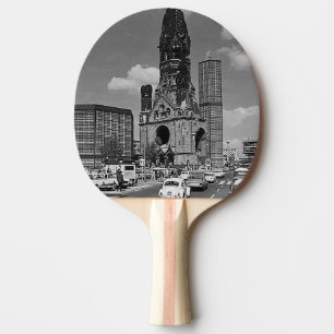 Vintage Berlin Kaiser Wilhelm Memorial church Magn Ping Pong Paddle