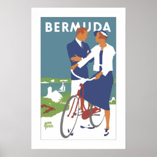 Vintage Bermuda Travel Poster