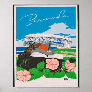Vintage Bermuda Vintage Travel Poster