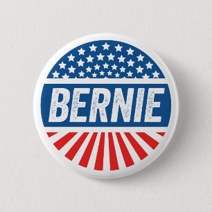 Vintage Bernie 6 Cm Round Badge