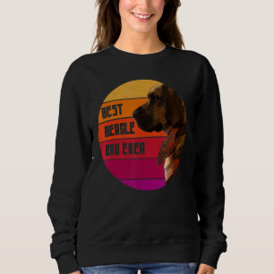 Vintage Best Beagle Dad Ever  Beagle Sweatshirt
