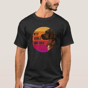 Vintage Best Beagle MOM Ever Beagle Lover T-Shirt