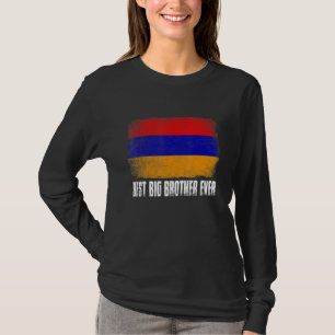 Vintage Best Big Brother Ever Men Retro Armenia Fl T-Shirt