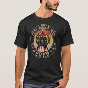 Vintage Best Boxer Mom Ever Dog Mother's Day 1 T-Shirt