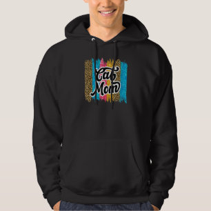 Vintage Best Cat Mum Ever  Cat Mother's Day Hoodie