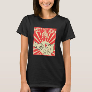 Vintage Best Cat Mum Ever Retro Japan Kawaii Cats T-Shirt