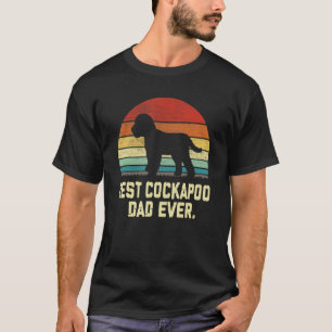 Vintage Best Cockapoo Dad Ever - Dog Lover T-Shirt