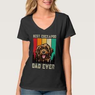Vintage Best Cockapoo Dad Ever Father's Day T-Shirt