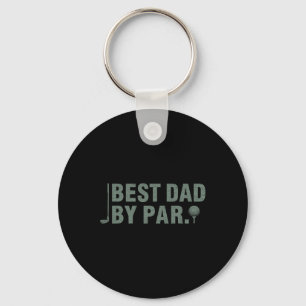 Vintage Best Dad By Par Father&# s Day Golfing Bi Key Ring