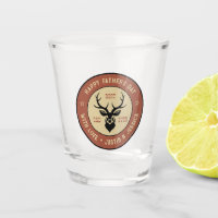 Vintage Best Dad Hunting Deer Logo Father's Day