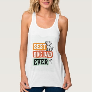 Vintage Best Dog Dad Ever Cute Dog Shirt Design_1